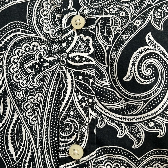 Lauren Ralph Lauren Paisley Print Blouse S - Picture 7 of 9